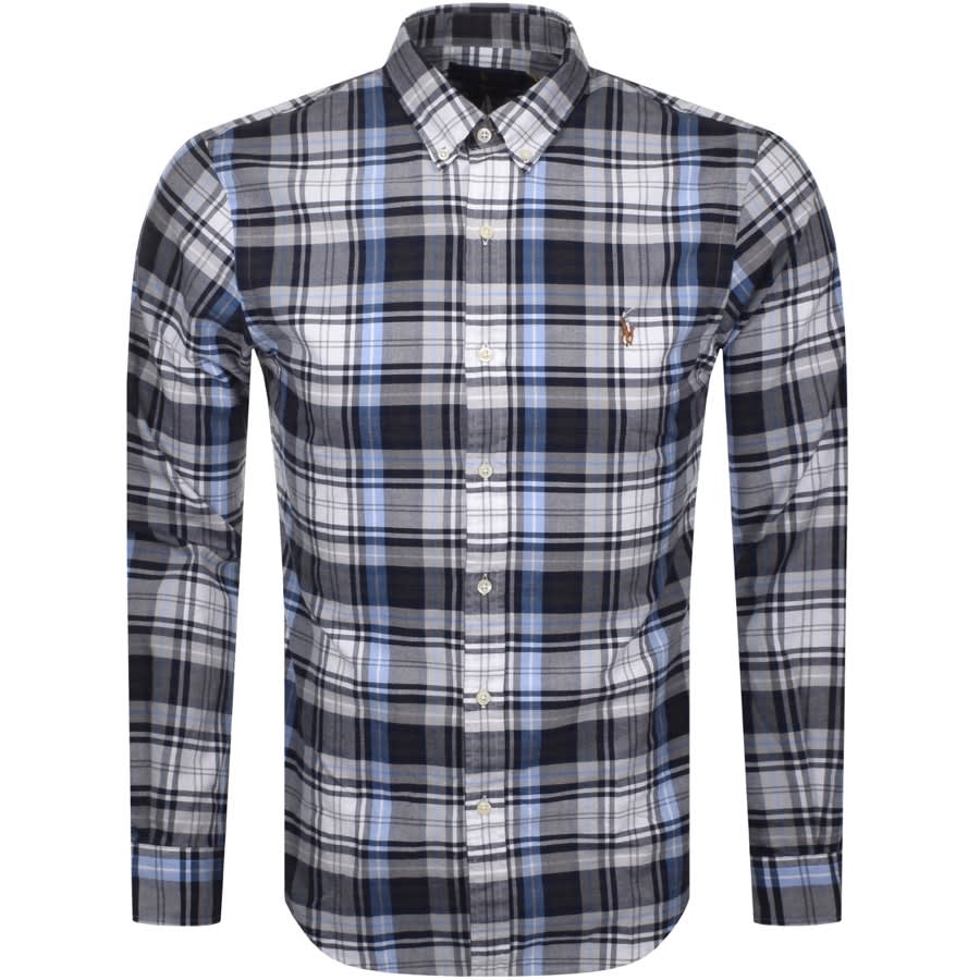 Alternative Image for ProductRalph Lauren Oxford Long Sleeve Shirt Grey1